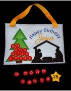 In the Hoop Advent Calendar  - Happy Birthday, Jesus!