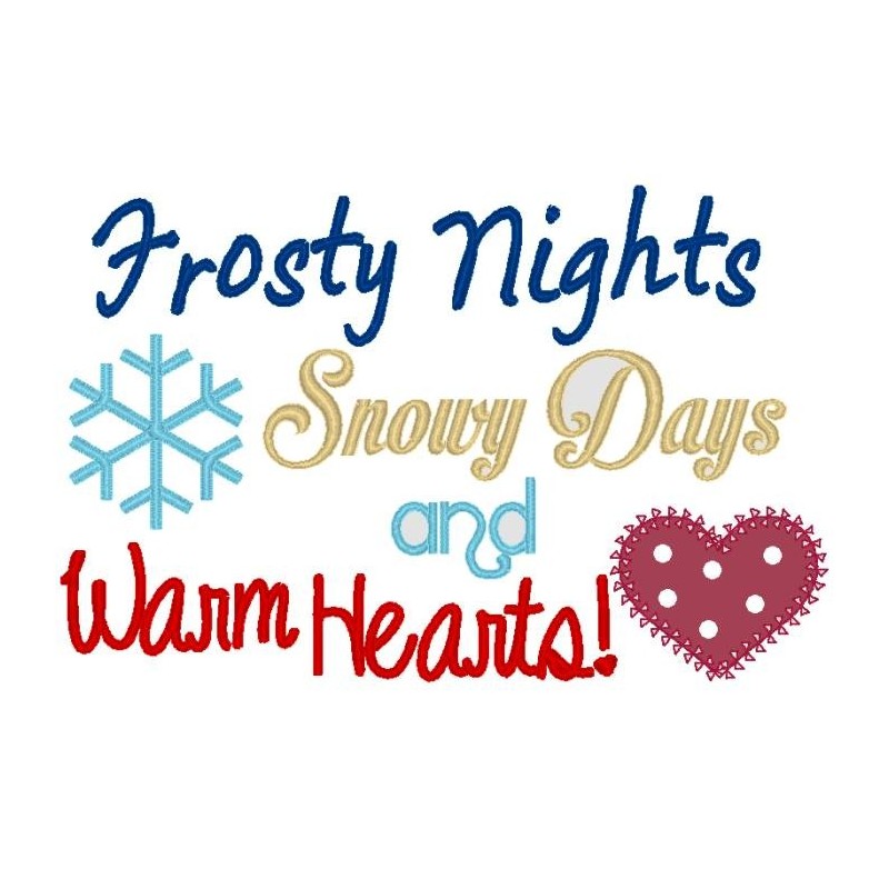 Frosty Nights, Snowy Nights and Warm Hearts