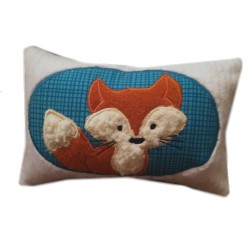 In the Hoop Fox Pillow Cover