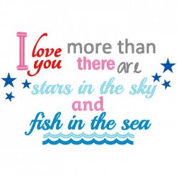 Love you more than stars...