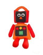 In the Hoop Rickie the Robot Stuffie