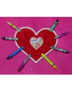 In Hoop Heart Crayon Holder