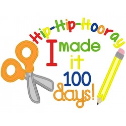 Hip Hip Hooray - 100 days...