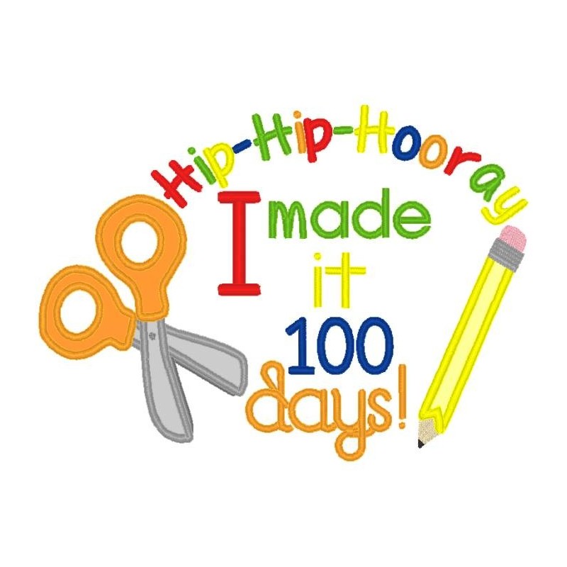 Hip Hip Hooray - 100 days of School