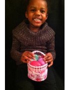 In Hoop Round Easter Basket