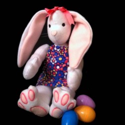 In the Hoop Stuffed Bunny