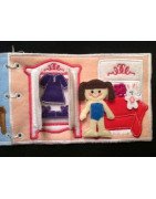 In the Hoop Flat Doll House Flip Book