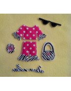 In the Hoop Flat Doll  Ruffle Set - GIrl