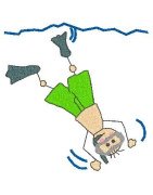 black-outline-boy-diving