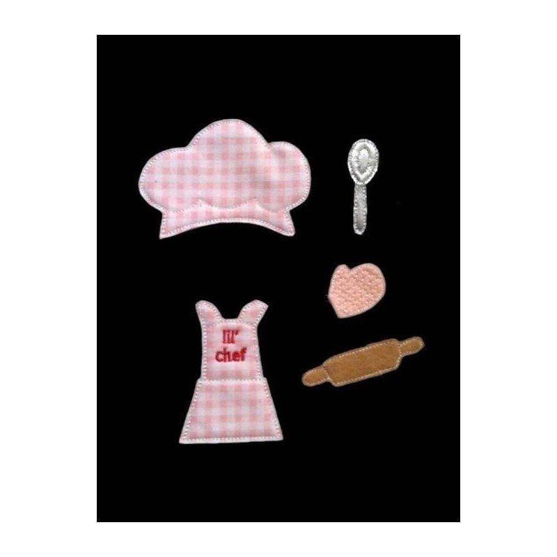 In the Hoop Flat Doll  Chef