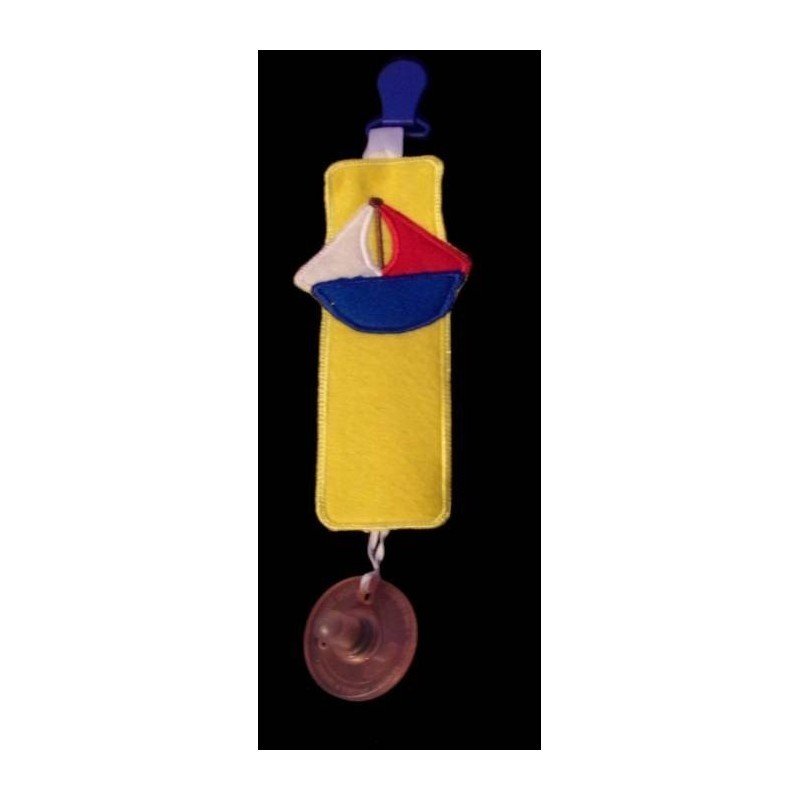 In Hoop Paci Clip - Sailboat