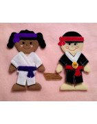 In the Hoop Flat Doll -  Karate