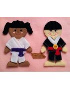 In the Hoop Flat Doll -  Karate