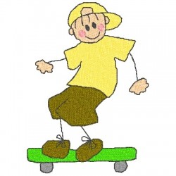 black-outline-boy-skateboard