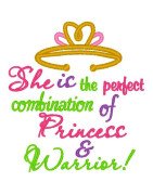 She is the Perfect Combination of Princess and Warrior