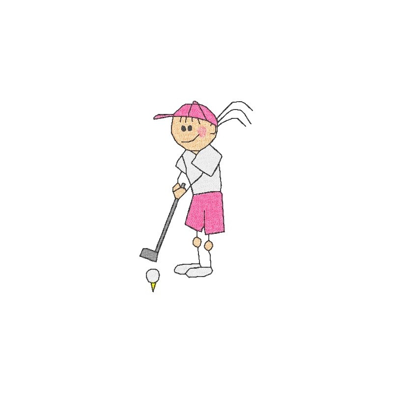 black-outline-girl-golf