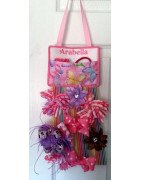 Hair Bow Holder with Pocket Storage