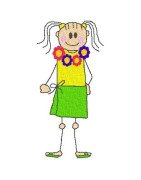 black-outline-girl-grass-skirt