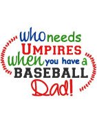 Umpire Baseball Dad