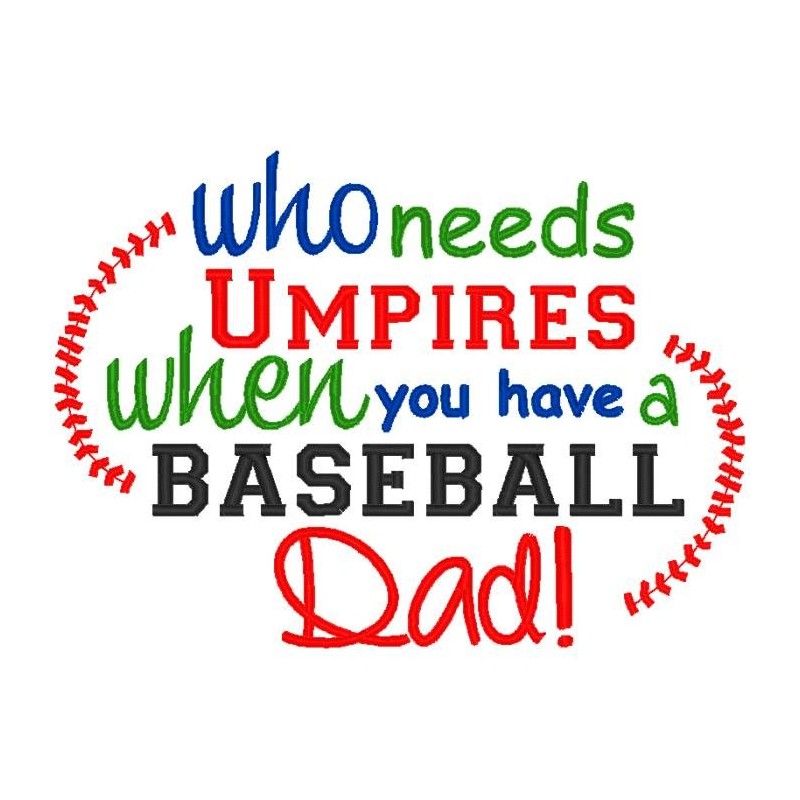 Umpire Baseball Dad