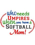 Umpire Softball Mom