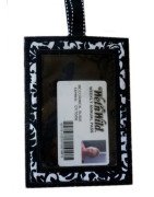 In the Hoop Badge Holder with Zipper Back