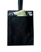 In the Hoop Badge Holder with Zipper Back