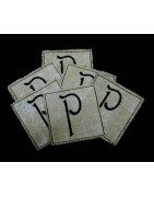 In the Hoop Burlap Coasters