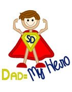 Dad Stick Man Superhero