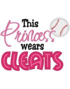 Princess Cleats Baseball