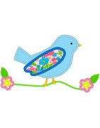 Bird and Flowers