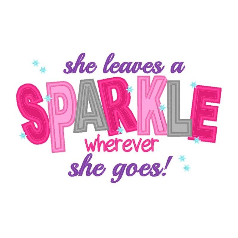 She leaves Sparkle