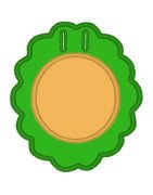 Plain Scallop Circle