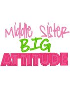 Middle Sister Big Attitude