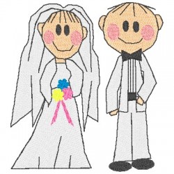 black-outline-bride-and-groom