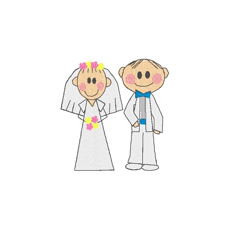 black-outline-bride-and-groom-2