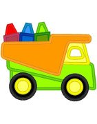 Dump Truck Crayons