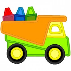Dump Truck Crayons