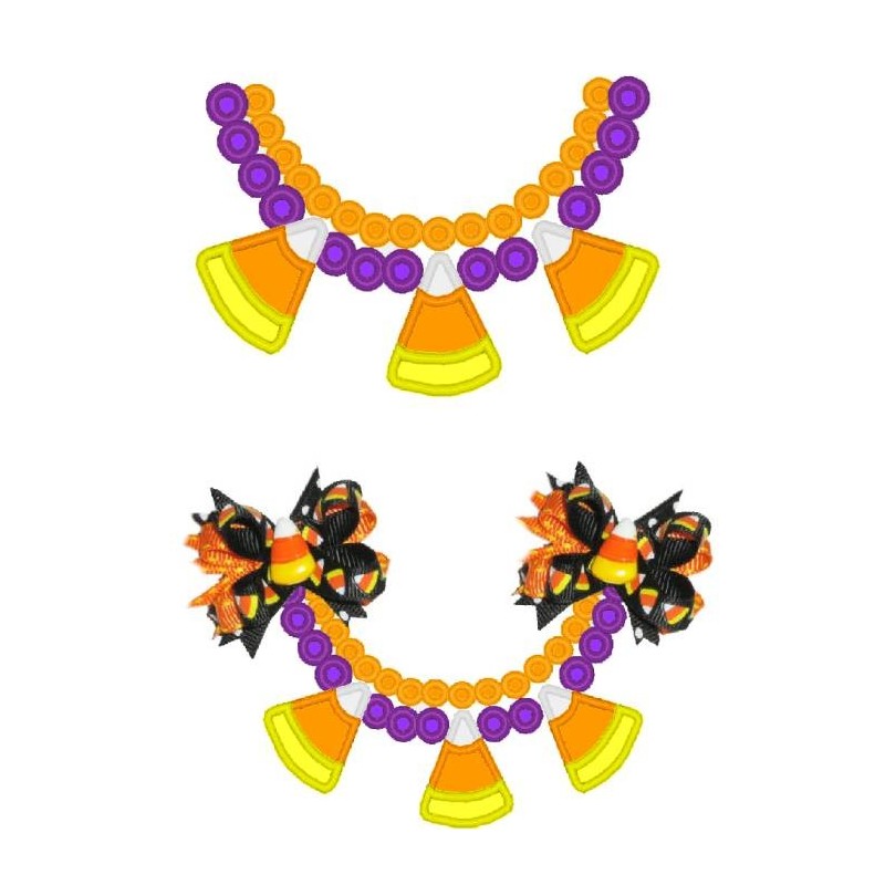 Inhp Candy Corn Necklace