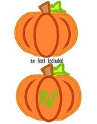 Monogram Pumpkin
