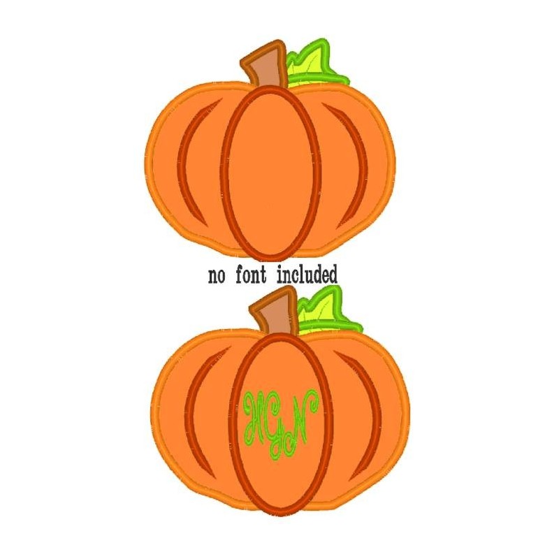 Monogram Pumpkin
