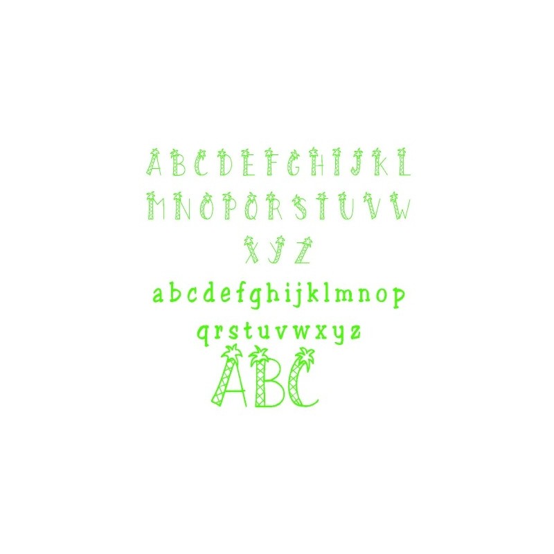 Palm Tree2 BX Font