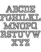 Varsity Outline BX Font