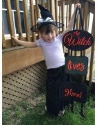 Inhp Witch Door Sign