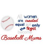 Created Equal Baseball Mom