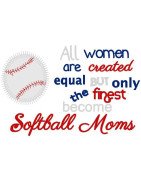 Created Equal Baseball Mom
