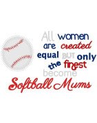 Created Equal Baseball Mom