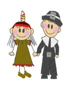 black-outline-indian-couple