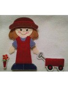 In the Hoop Flat Doll -  Jacob