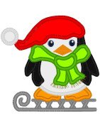 Sock Monkey Girl Christmas